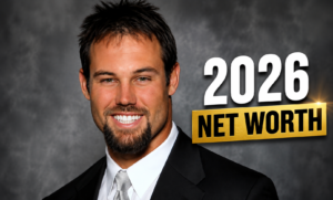Mike Alstott Biography 2026: former Tampa Bay Buccaneers fullback Mike Alstott smiling in his NFL jersey for an article about his career, net worth, and football legacy.