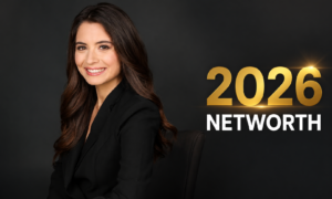 Krysia Lenzo smiling during a financial news broadcast at the New York Stock Exchange for an article about Krysia Lenzo Net Worth 2026, career, salary, biography, and success.